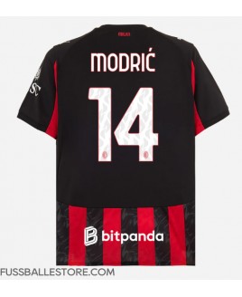 Günstige AC Milan Luka Modric #14 Heimtrikot 2025-26 Kurzarm